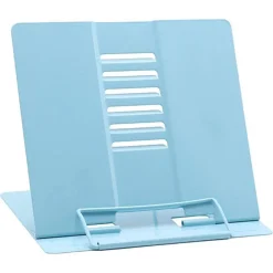 POGGIA LIBRI PIEGHEVOLE ESPOSITORE IN METALLO PORTA DOCUMENTI REGOLABILE LETTURA