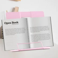 POGGIA LIBRI PIEGHEVOLE ESPOSITORE IN METALLO PORTA DOCUMENTI REGOLABILE LETTURA