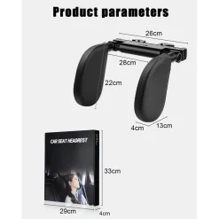 POGGIATESTA SEGGIOLINO AUTO SUPPORTO COLLO TESTA REGOLABILE CUSCINO BAMBINI ADULTI