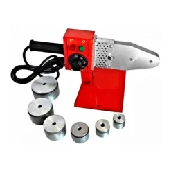 POLIFUSORE SALDATORE 2300W 6 MATRICI PER SALDATURA TUBI PLASTICA PVC PVDF