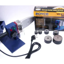 POLIFUSORE SALDATORE 1600W 6 MATRICI PER SALDATURA TUBI PLASTICA PVC PVDF