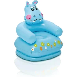 POLTRONA ANIMALI FELICI GONFIABILE 65X64X74CM PER BAMBINI MODELLI ASSORTITI 68556