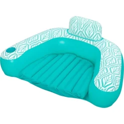 POLTRONA DA PISCINA GONFIABILE GALLEGGIANTE COMFORT PLUSH DELUXE CON PORTABICCHIERE 43719