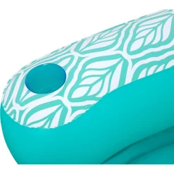 POLTRONA DA PISCINA GONFIABILE GALLEGGIANTE COMFORT PLUSH DELUXE CON PORTABICCHIERE 43719