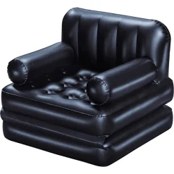 POLTRONA DIVANO GONFIABILE 4IN1 MULTI-MAX 191X97X64CM PIEGHEVOLE FLOCCATA 75114