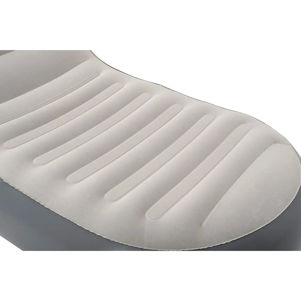 POLTRONA GONFIABILE CHAISE SPORT LOUNGER 165X84X79 CM SUPERFICIE FLOCCATA 75064