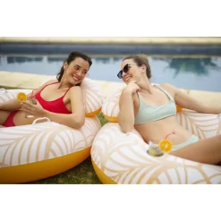 POLTRONA GONFIABILE COMFORT PLUSH GALLEGGIANTE PISCINA SPIAGGIA 118X117CM 43643