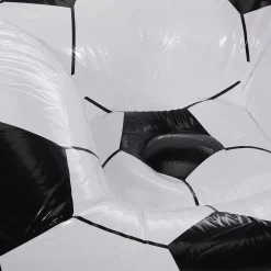 POLTRONA GONFIABILE PALLONE DA CALCIO POLTRONCINA SOCCER 114X112X66CM SEDIA 75010