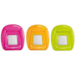 POLTRONA GONFIABILE TRASPARENTE CON RETE 104X102CM PISCINA COLORE ASSORTITO 56802