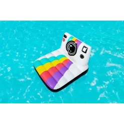 POLTRONA MATERASSINO GONFIABILE FASHION POLAROID VINTAGE 127X102CM PISCINA 43656