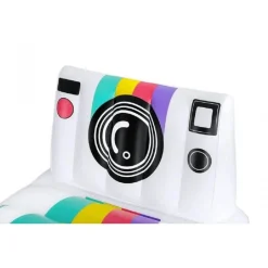 POLTRONA MATERASSINO GONFIABILE FASHION POLAROID VINTAGE 127X102CM PISCINA 43656