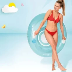 POLTRONA SALVAGENTE LOUNGE 119 CM COLORI ASSORTITI MANIGLIE PORTABICCHIERE 58883