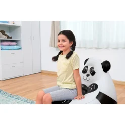 POLTRONCINA POLTRONA GONFIABILE DESIGN ANIMALI PANDA SCIMMIA VOLPE 72 CM 75116