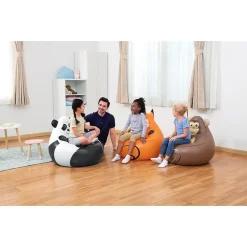 POLTRONCINA POLTRONA GONFIABILE DESIGN ANIMALI PANDA SCIMMIA VOLPE 72 CM 75116