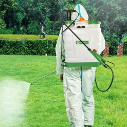 POMPA A PRESSIONE A SPALLA 16LT IRRORATRICE VALVOLA DI SFIATO AUTONOMIA 6H COMPLETA