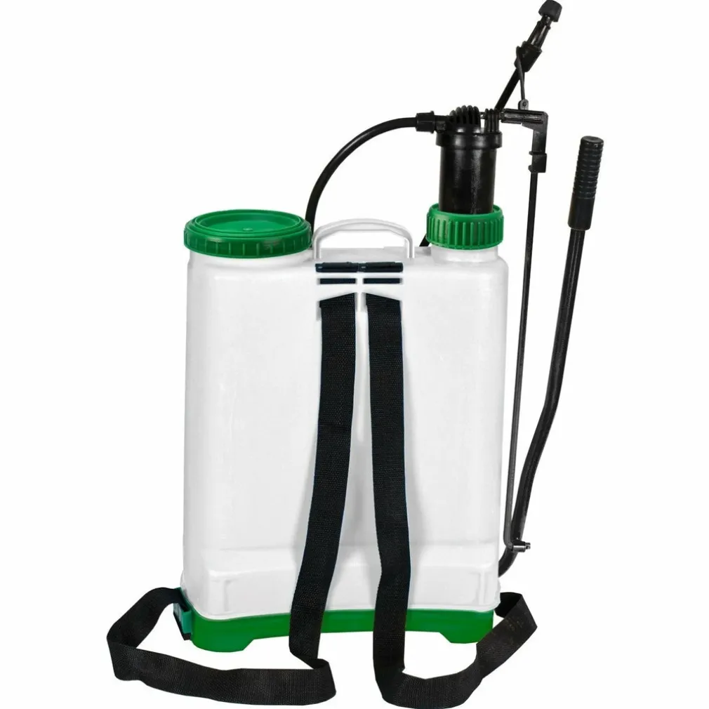 POMPA A PRESSIONE A SPALLA 16LT IRRORATRICE VALVOLA DI SFIATO AUTONOMIA 6H COMPLETA