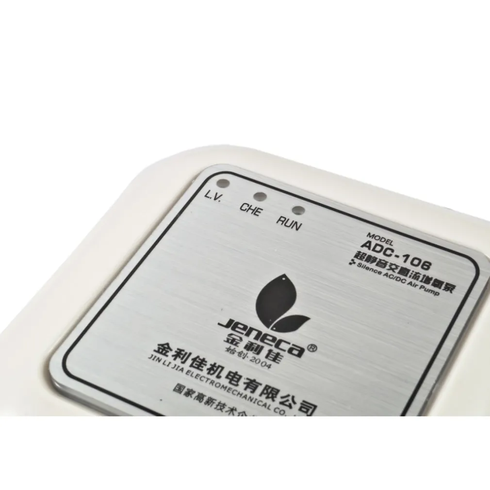 POMPA ARIA ACQUARIO AERATORE RICICLO DOPPIA POTENZA REGOLABILE AIR PUMP ADC-106