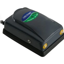 POMPA ARIA AREATORE AERATORE PER ACQUARIO A 2 VIE SENZA REGOLATORE 2 x 4L/min 5W