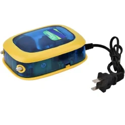 POMPA DI OSSIGENO PER ACQUARIO ULTRA-SILENZIOSO STAGNO AERATORE PESCE SB-9905A