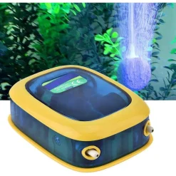 POMPA DI OSSIGENO PER ACQUARIO ULTRA-SILENZIOSO STAGNO AERATORE PESCE SB-9905A