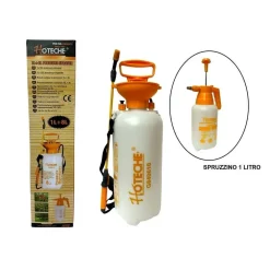 POMPA IRRORATRICE A PRESSIONE 8 LITRI + SPRUZZINO VAPORIZZATORE MANUALE 1 LITRO