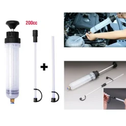 POMPA MANUALE PER CAMBIO OLIO POMPA ASPIRAZIONE LIQUIDI AUDI VW SEAT 200CC 200ML