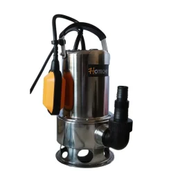 POMPA SOMMERSA ELETTRICA PER ACQUE NERE E CHIARE 750 WATT 13000 L/H