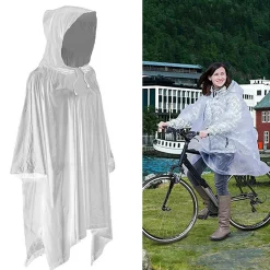 PONCHO MANTELLA IMPERMEABILE ANTIPIOGGIA GIACCA ANTI PIOGGIA PVC CON CAPPUCCIO