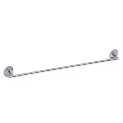 PORTA ASCIUGAMANI ACCIAIO PARETE BAGNO FISSAGGIO CON VITI O COLLA 60 CM 52000