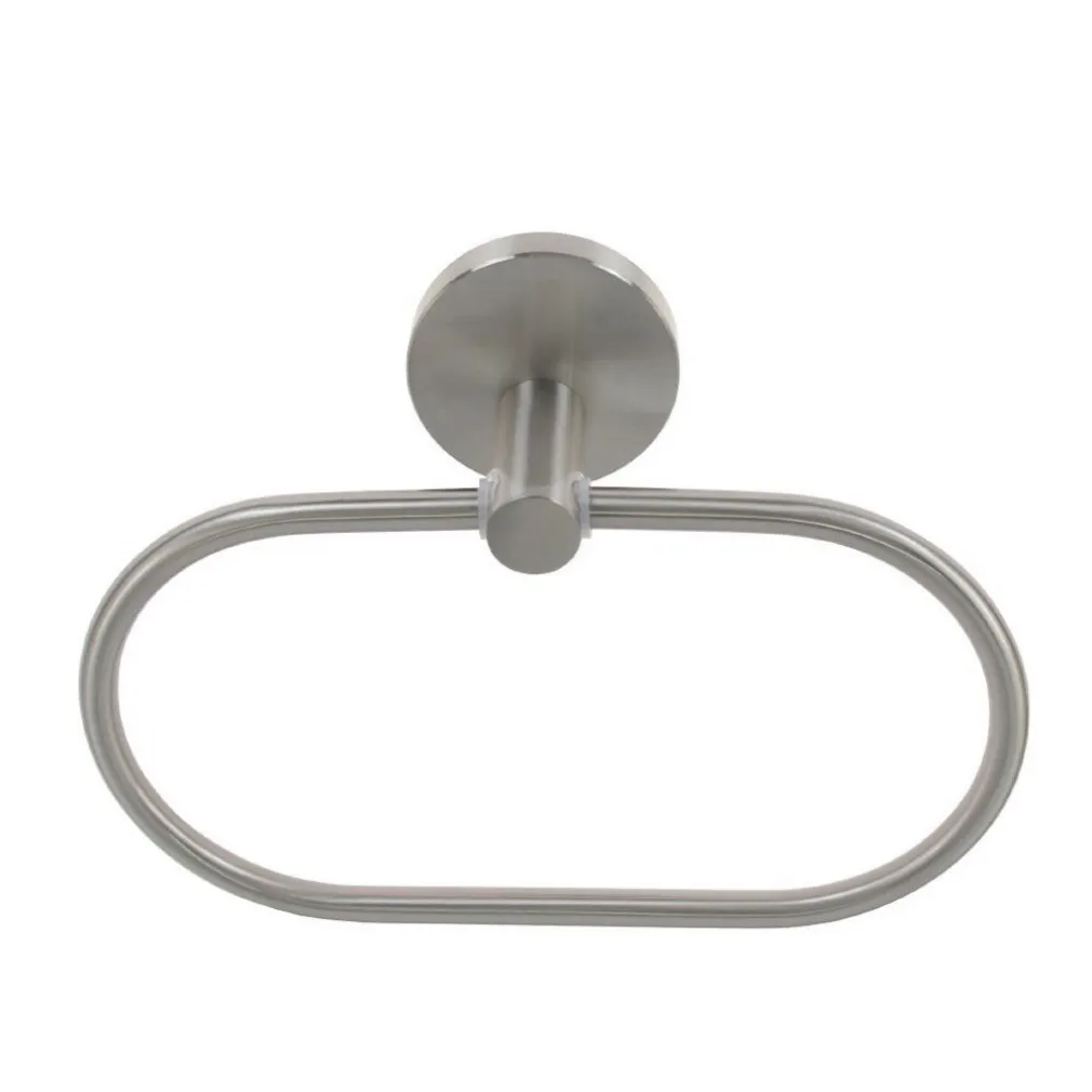 PORTA ASCIUGAMANI AD ANELLO IN ACCIAIO SATINATO ACCESSORI DA BAGNO PORTASCIUGAMANO 87910