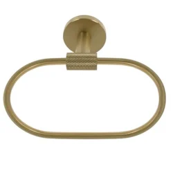PORTA ASCIUGAMANI AD ANELLO IN ACCIAIO ORO ACCESSORIO DA BAGNO PORTASCIUGAMANO 87932
