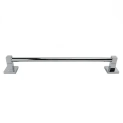 PORTA ASCIUGAMANI ASCIUGAMANO ACCIAIO BAGNO FISSAGGIO PARETE 40 CM SQUARE 59190