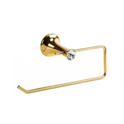 PORTA ASCIUGAMANI DA BAGNO A PARETE SALVIETTE DORATO SUPPORTO ARREDO BAGNO 59436