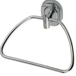 PORTA ASCIUGAMANO BAGNO WC TOILETTE ACCIAIO INOX FISSAGGIO PARETE 69189