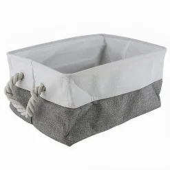 PORTA BIANCHERIA IN TESSUTO ORGANIZER PER VESTITI SPORCHI BAGNO CON MANICI 10624