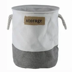 PORTA BIANCHERIA TESSUTO CON MANICI SACCA RIPORRE VESTITI SPORCHI 35X45 CM 10626