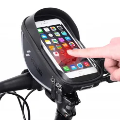 PORTA CELLULARE SMARTPHONE PER BICICLETTA SUPPORTO BORSA ASTUCCIO IMPERMEABILE