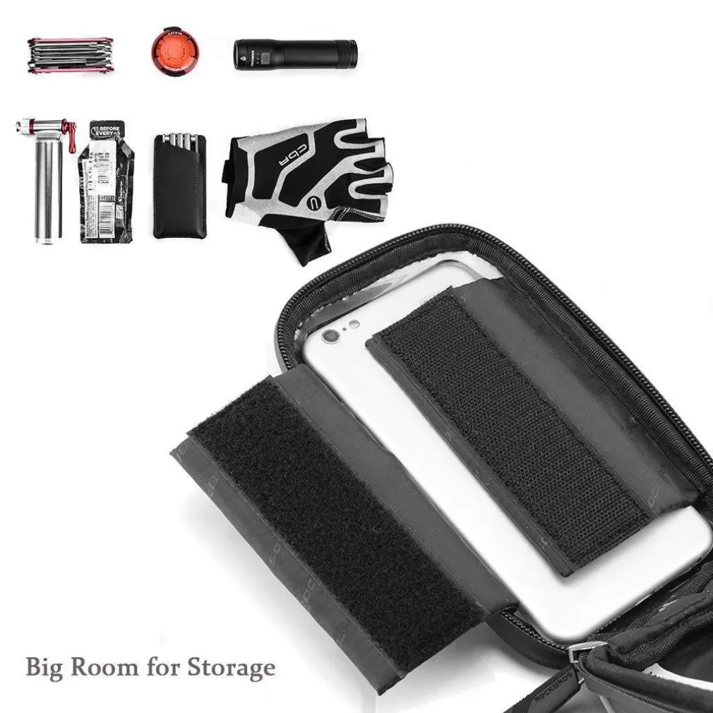 PORTA CELLULARE SMARTPHONE PER BICICLETTA SUPPORTO BORSA ASTUCCIO IMPERMEABILE