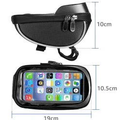 PORTA CELLULARE SMARTPHONE PER BICICLETTA SUPPORTO BORSA ASTUCCIO IMPERMEABILE