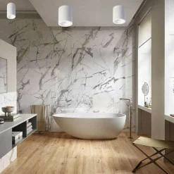 PORTA FARETTO APPLIQUE DA SOFFITTO IN GESSO VERNICIABILE CILINDRO GU10 GS-C140-T