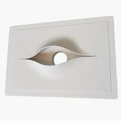 PORTA FARETTO GU10 A INCASSO IN GESSO OCCHIO OSIRIDE VERNICIABILE A SCOMPARSA CSF 150