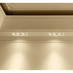 PORTA FARETTO IN GESSO A SCOMPARSA 3 LED FORI DA INCASSO SOFFITTO VERNICIABILE