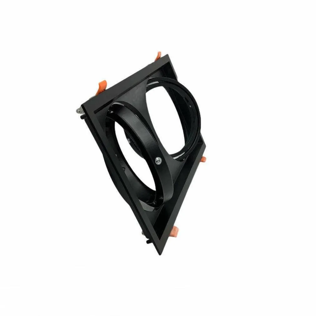 PORTA FARETTO INCASSO DOPPIO FARETTO AR111 RETTANGOLARE ORIENTABILE P-AR111-2