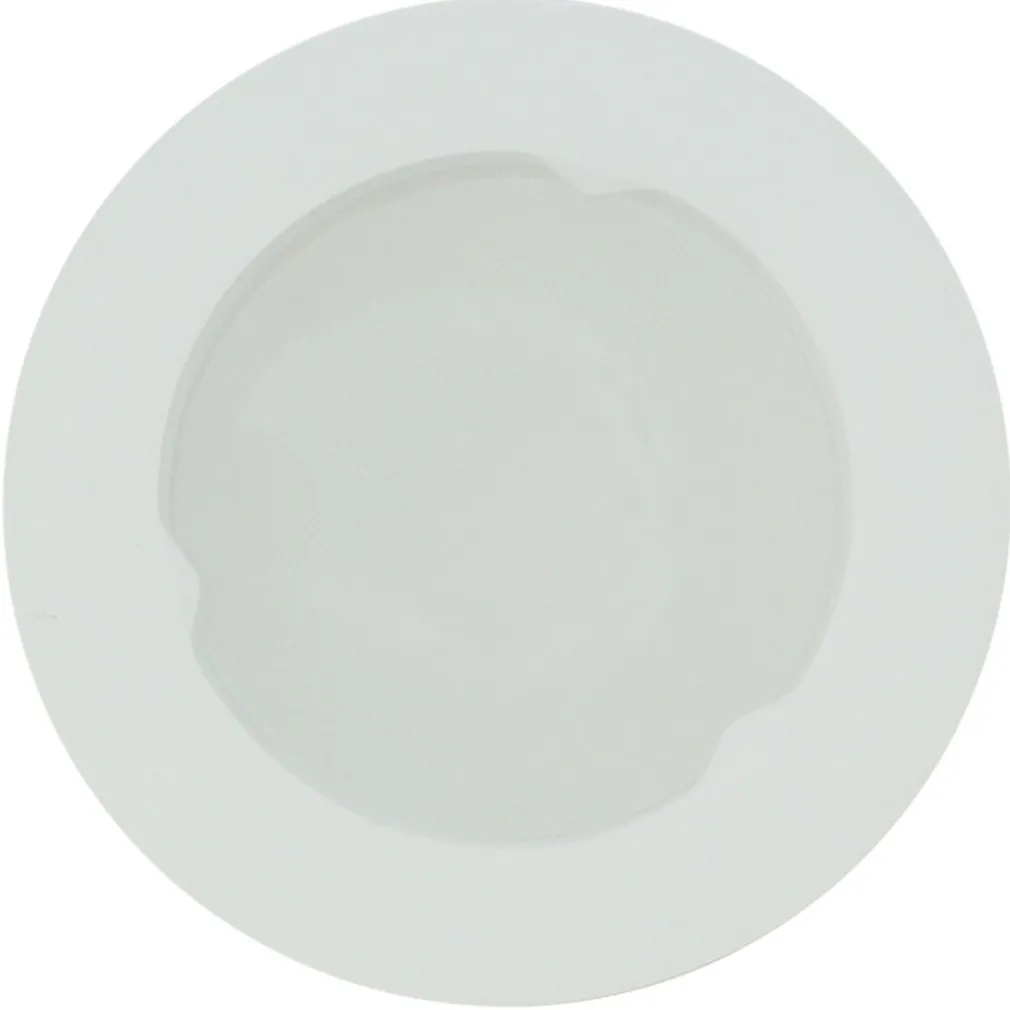 PORTA FARETTO INCASSO VETRO GESSO ROTONDO SCOMPARSA SUPPORTO LAMPADA LED ALOGENA