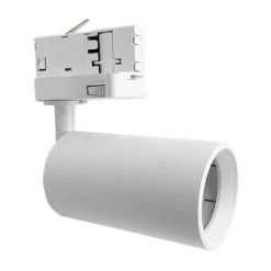 PORTA FARETTO LAMPADINA ATTACCO GU10 PER BINARIO TRIFASE ORIENTABILE FARO PROIETTORE GD18A