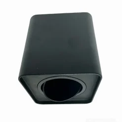 PORTA FARETTO ORIENTABILE DA SOFFITTO NERO PER FARETTO GU10 / GU5.3 P34-GU10-N1