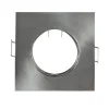 PORTA FARETTO PORTAFARETTO QUADRATO INCASSO ACCIAIO LAMPADA LED GU10