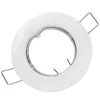 PORTA FARETTO PORTAFARETTO FISSO INCASSO LAMPADINE LAMPADA LED GU10 BIANCO 60MM