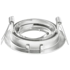 PORTA FARETTO PORTAFARETTO SUPPORTO ORIENTABILE INCASSO GU10 MR16 SATINATO