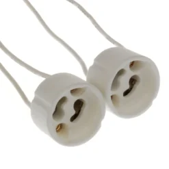 PORTA LAMPADA SOKET PER LAMPADE GU10 PORTALAMPADE 230v CON CAVETTO 15CM